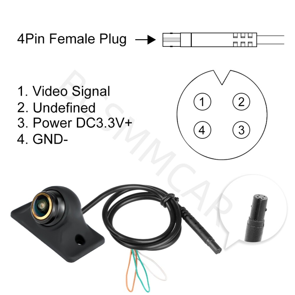 Full HD Backup Camera Car Rear View Reverse Camera waterproof CVBS Night Vision