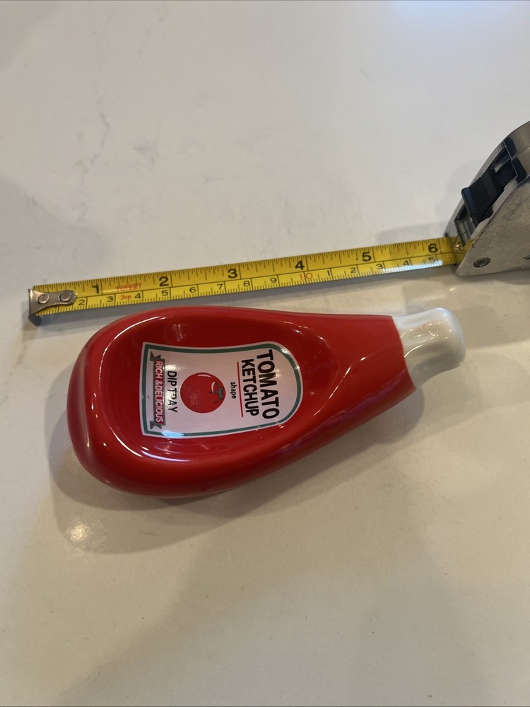 Whimsical Ketchup Ceramic Dip Dish