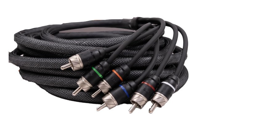 17ft OFC 6-Channel RCA Cable – Noise Reduction