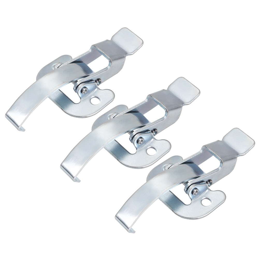 3.62" Galvanized Draw Toggle Latch with Spring Steel Hook 3Pcs