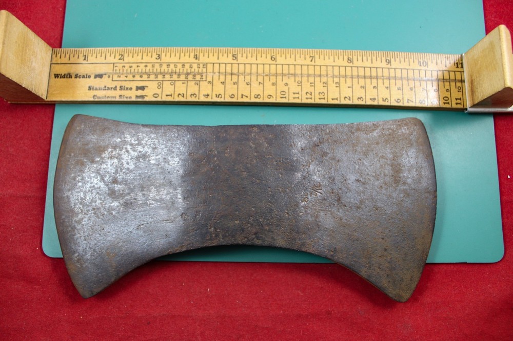 3.5+ Lb Unbranded 9.5" Double Bit Axe Head Marked 3 1/2 08