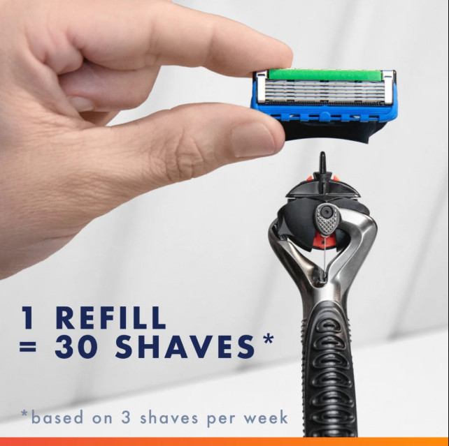 Gillette Fusion ProGlide Powered Men’s Razor with Flex Ball Handle Technology