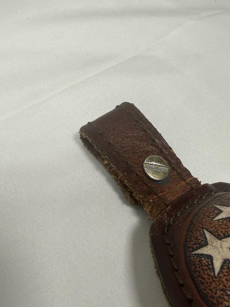 AA & E TOP GRAIN COWHIDE Rifle Sling USA Eagle Flag