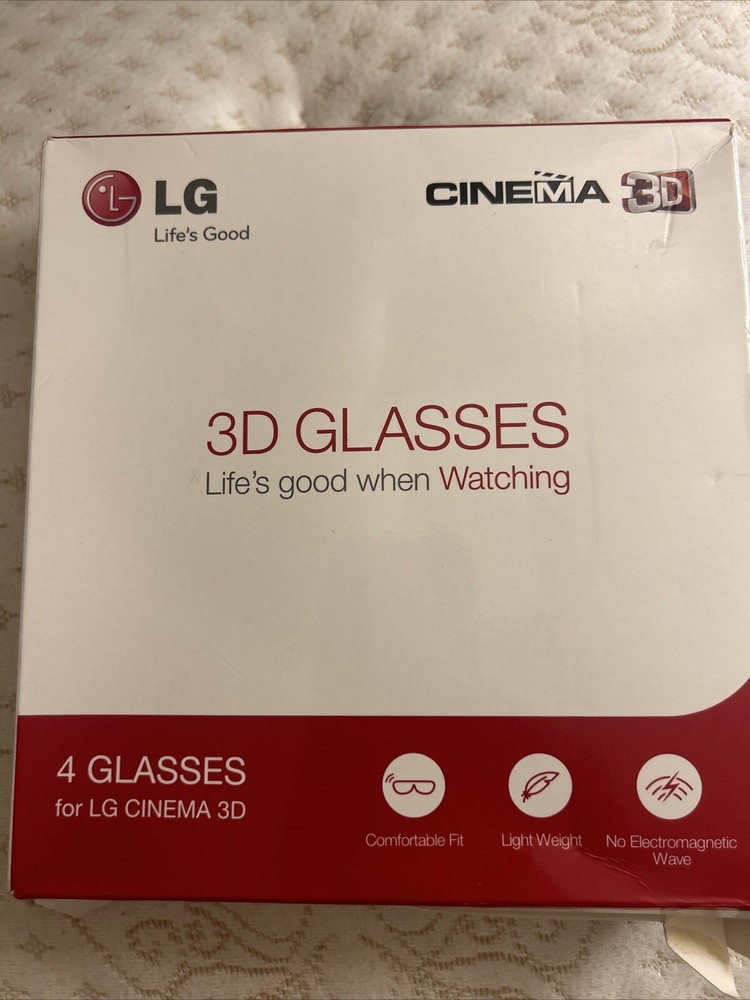 LG 3D Glasses 4 Pack