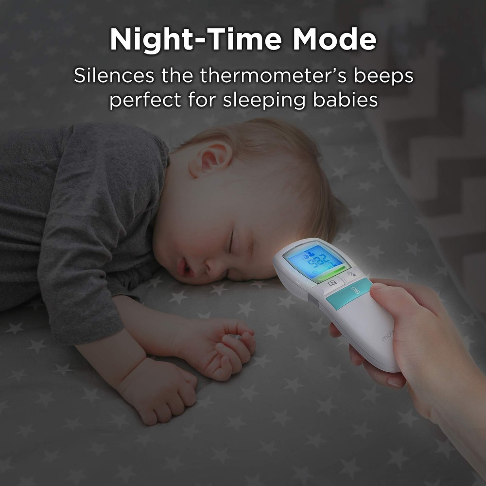 Motorola - Smart Touchless Forehead Thermometer (White)