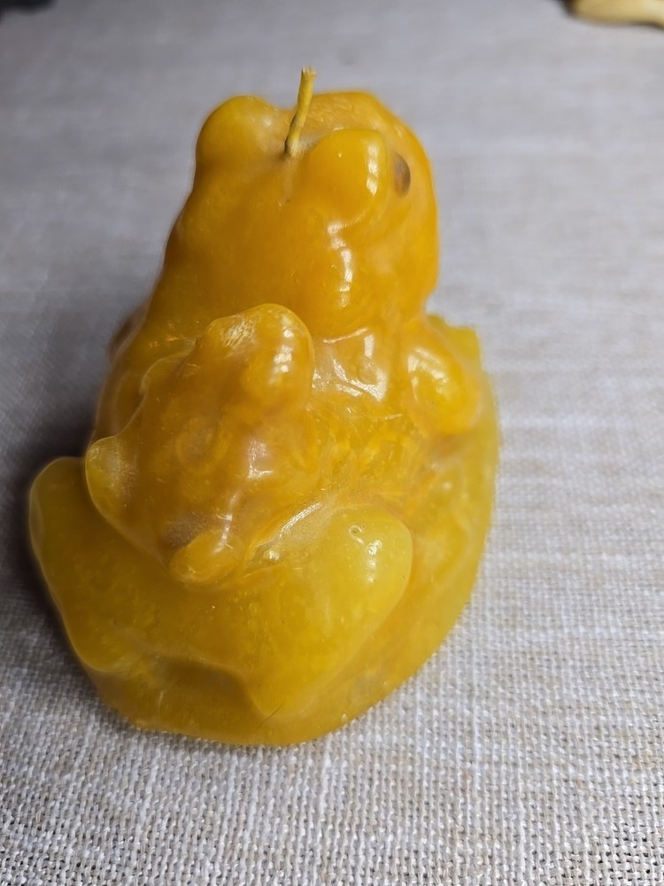 Vintage Frog Shaped Candle