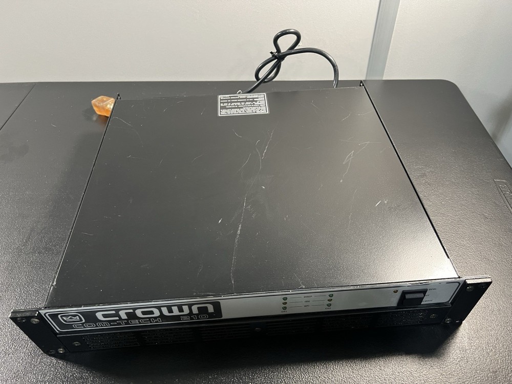 Crown Com-Tech 210 2-Channel Power Professional Audio Amplifier AMP Professional