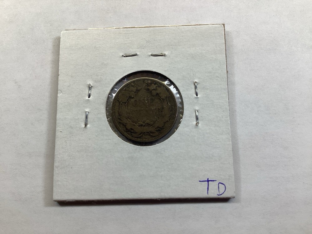 1857 Flying Eagle Penny US Small Cent Copper 020626 08td