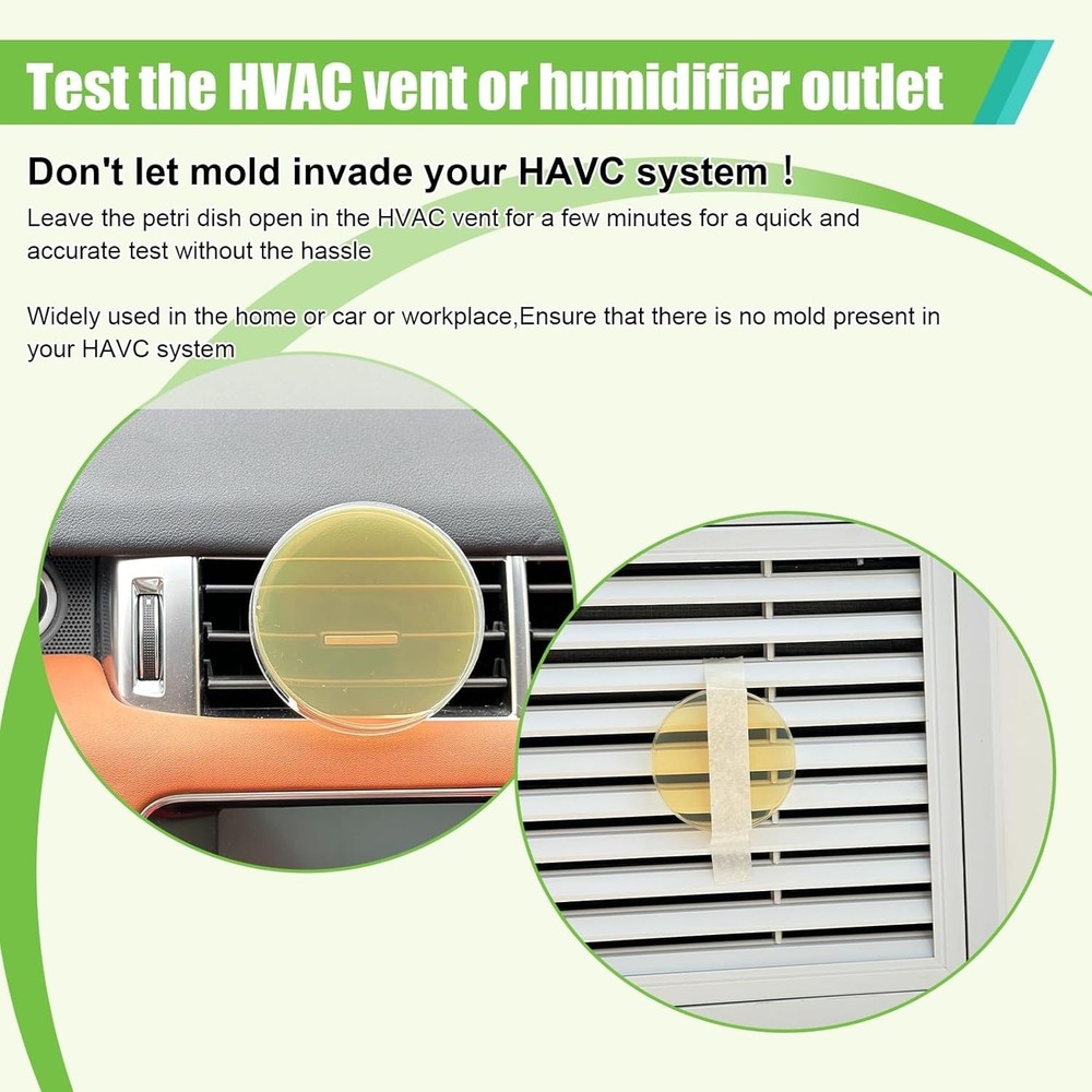 Comprehensive Home Mold Kit - 6 Easy Tests with Identification Guide