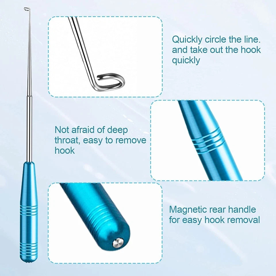 4PCS Fish Hook Quick Release Device Fishhook Detacher Remover Safety Extractor