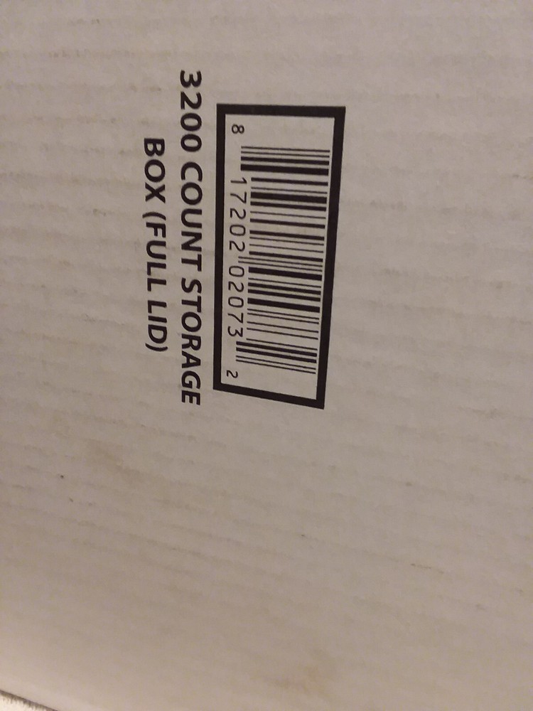 3200ct Card Box - Full Lid