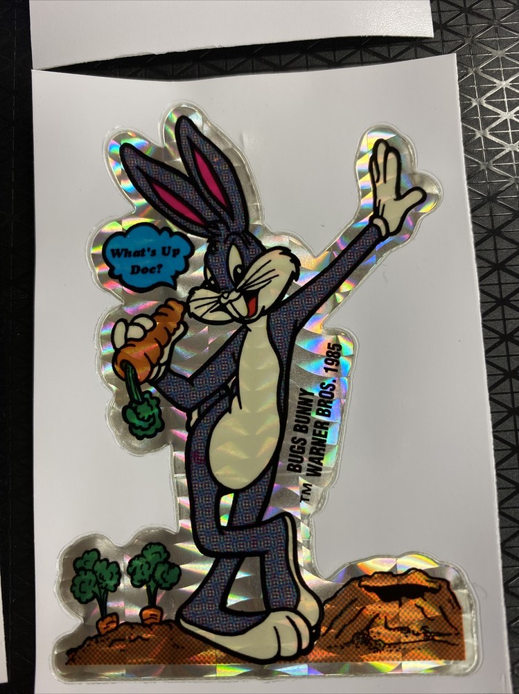 1980s Vending Machine Stickers Looney Tunes