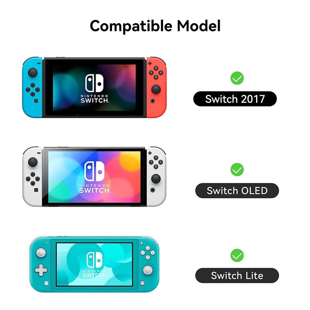 GeekShare Thumb Grip for Nintendo Switch/OLED/Lite Bichion Frise Silicone 4PCS