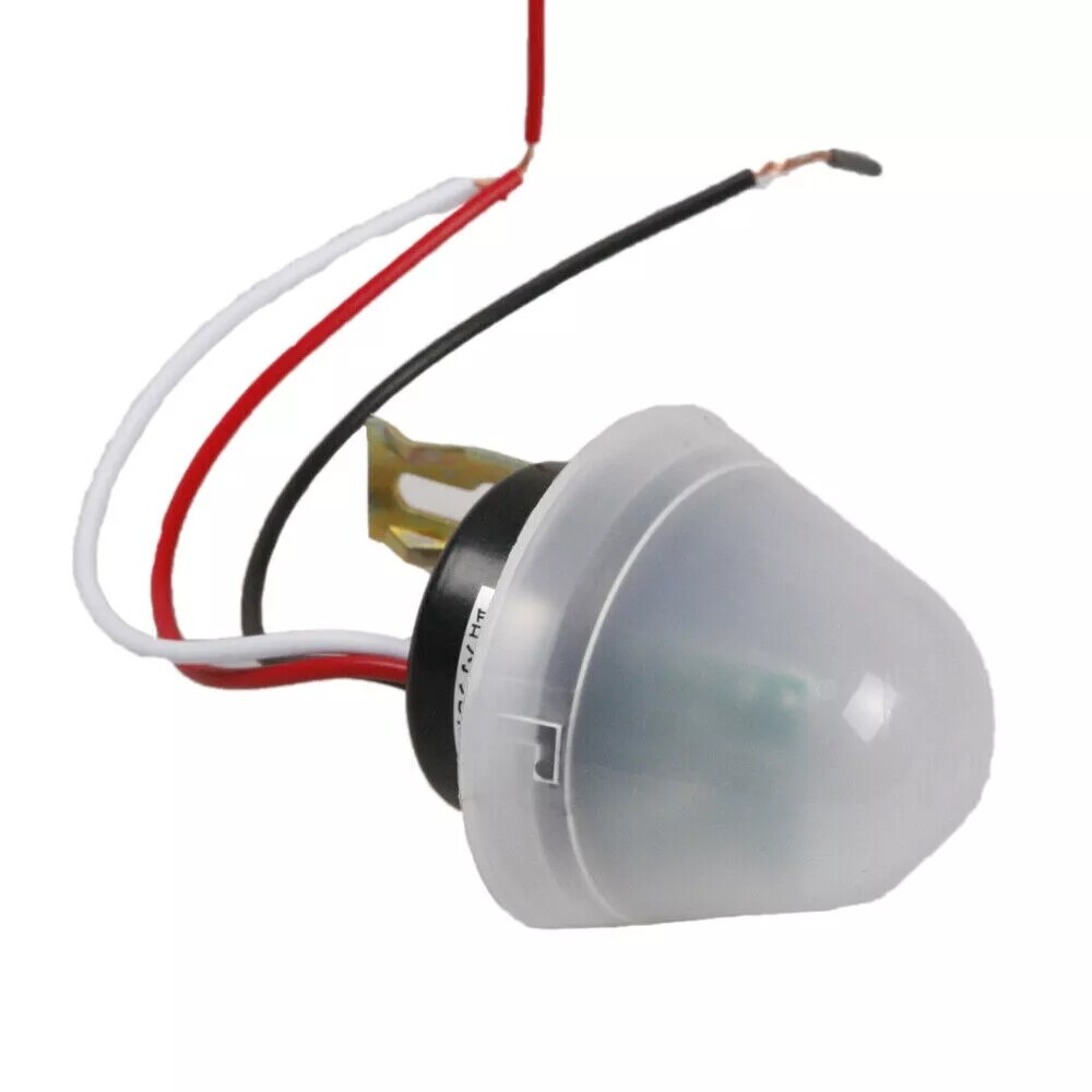 2PCS DC/ AC 12V Auto On Off Light Photocell Switch Control Dark to Dawn Sensor