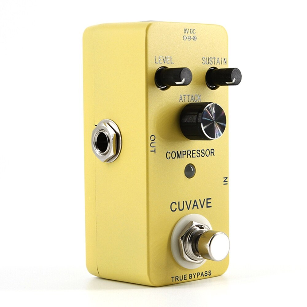 Classic Compressor Guitar Effect Pedal True Bypass Fully Metal Shell Guitar