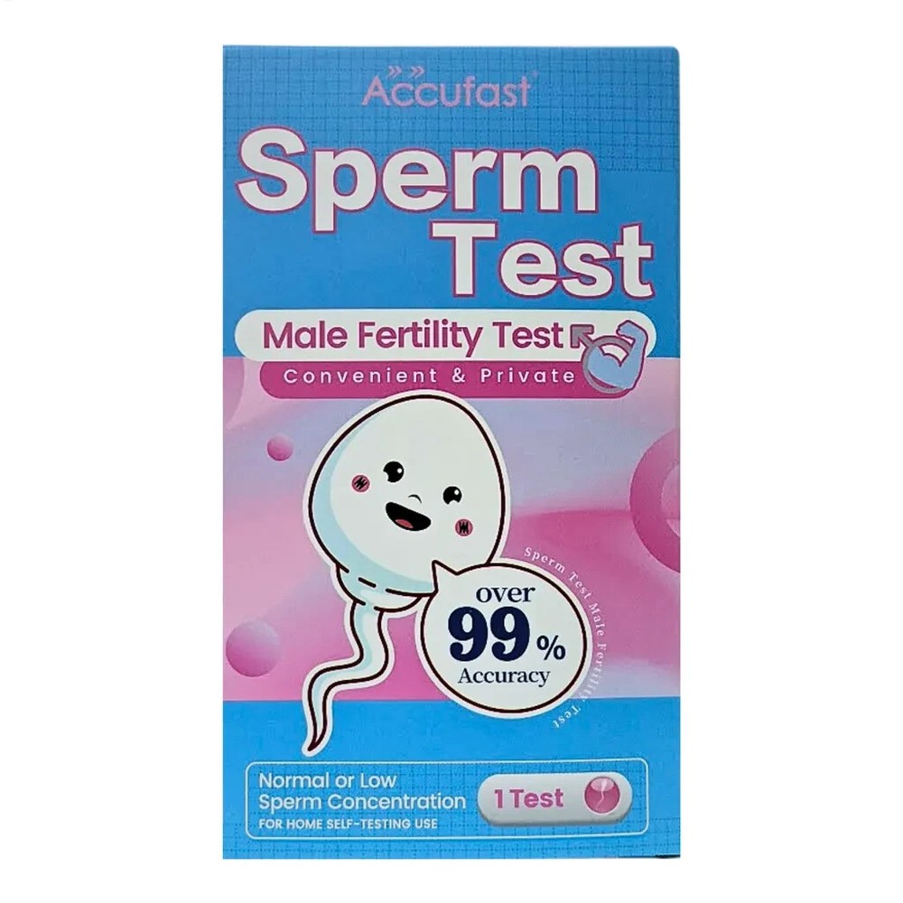 ACCUFAST Sperm Test Kit Checking Sperm Male Count Self Rapid Testing