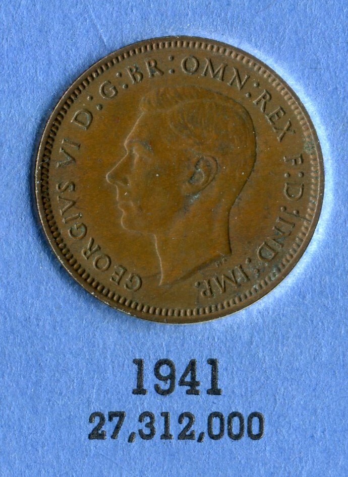 Foreign Coin - Great Britain - One Farthing 1941