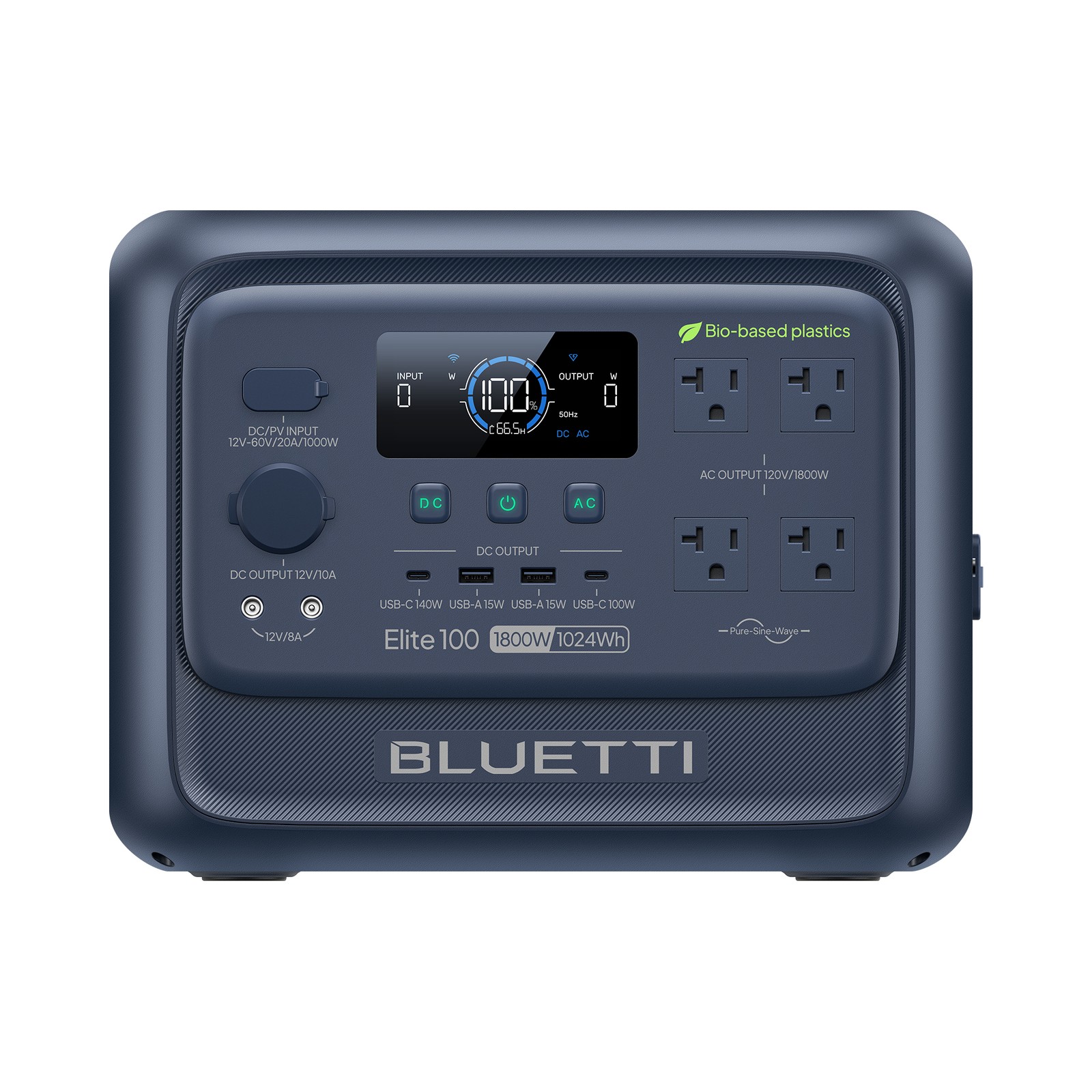 BLUETTI Elite 100 V2 Bio-based 1024Wh 1800W Portable Power Station for Outdoors