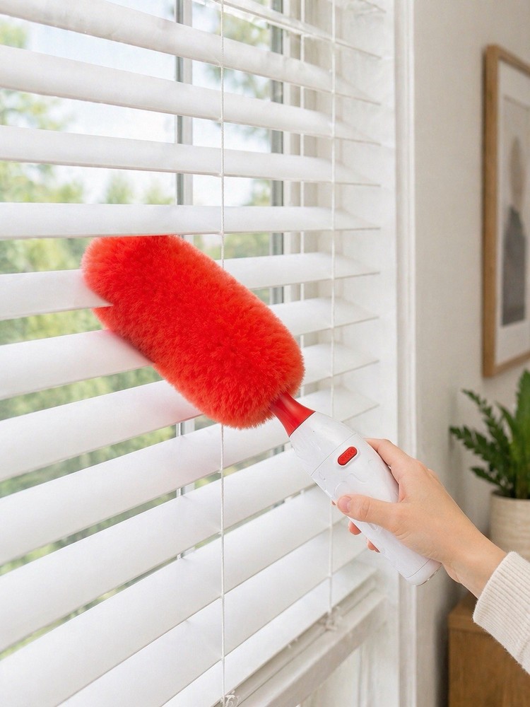 Power Duster Pro Electric Extendable Cleaner 2 Heads Ceiling Fan Dusting
