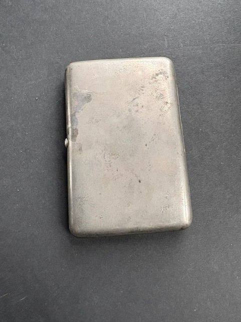 IMPERIAL RUSSIAN 84 SILVER GOLDWASHED INTERIOR CIGARETTE CASE