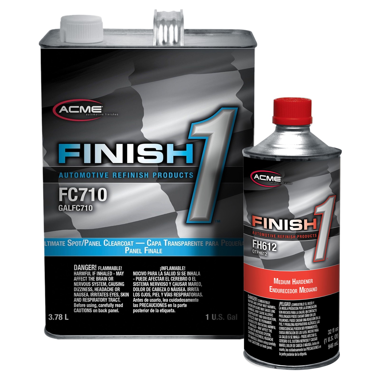 ACME/Sherwin Williams Finish 1 Ultimate Spot/Panel Solids Clearcoat Gallon Kit
