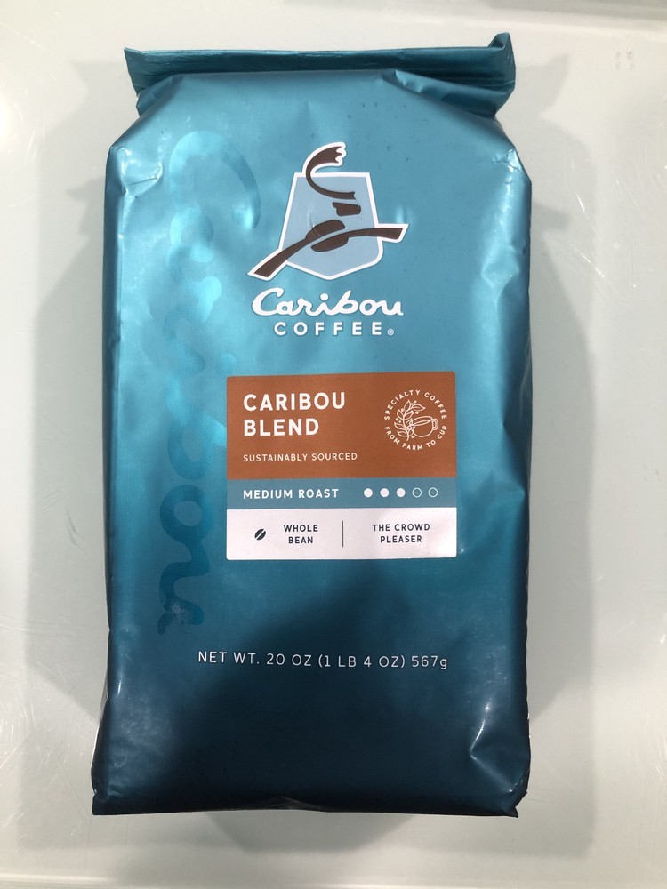 CARIBOU COFFEE CARIBOU BLEND WHOLE BEAN COFFEE 20OZ