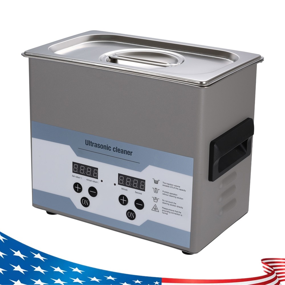 3.2L Ultrasonic Cleaner with Timer Heating Machine Digital Sonic Cleaner