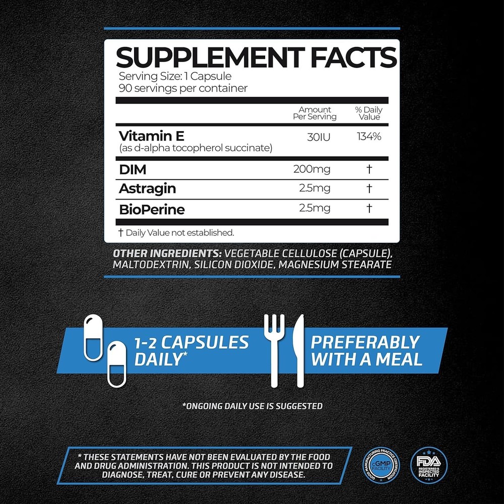 PrimeGENIX DIM3X Diindolylmethane (DIM), Helps Control Estrogen,