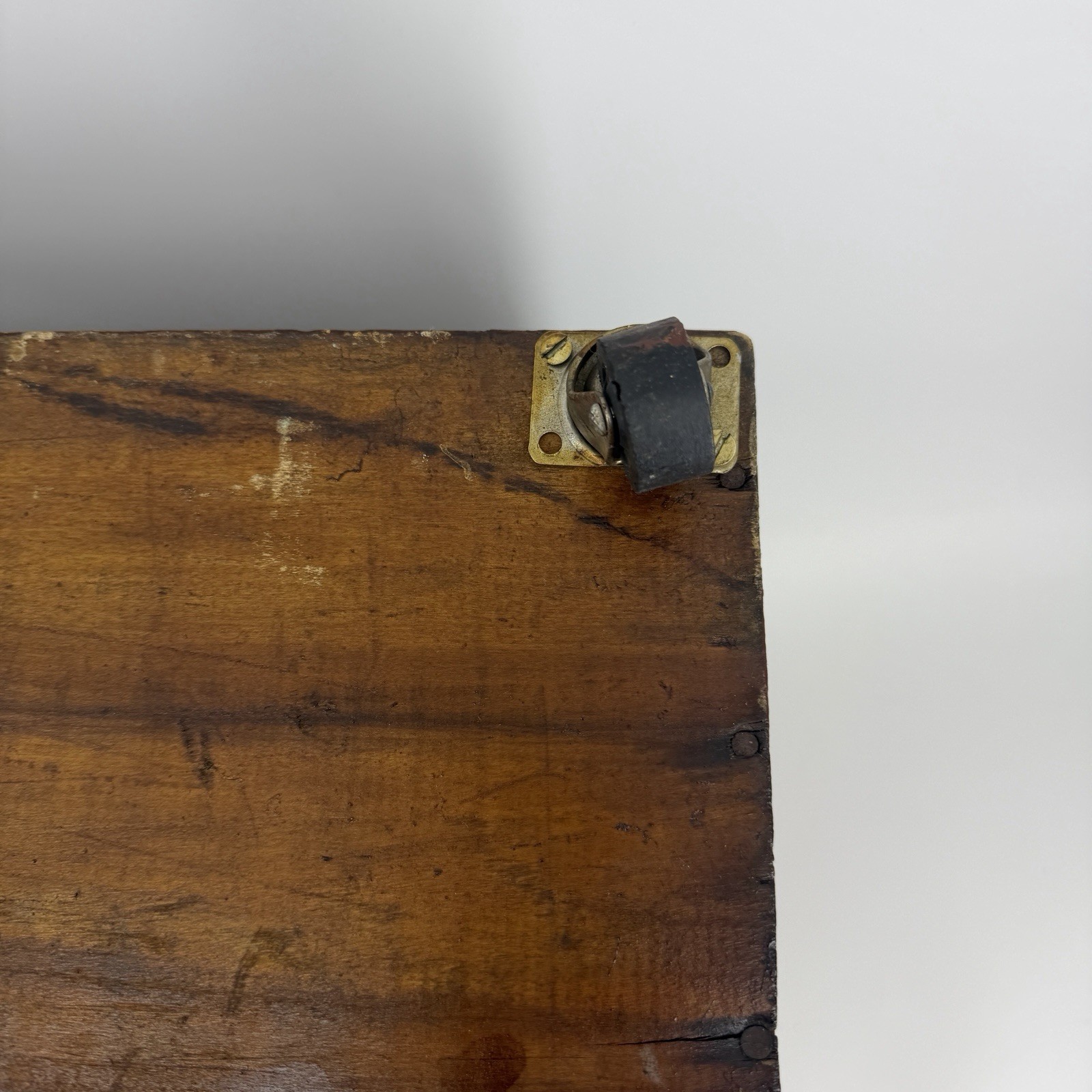 Vintage Hercules Powder Company Explosives Wood Crate Wheels Storage Box Decor