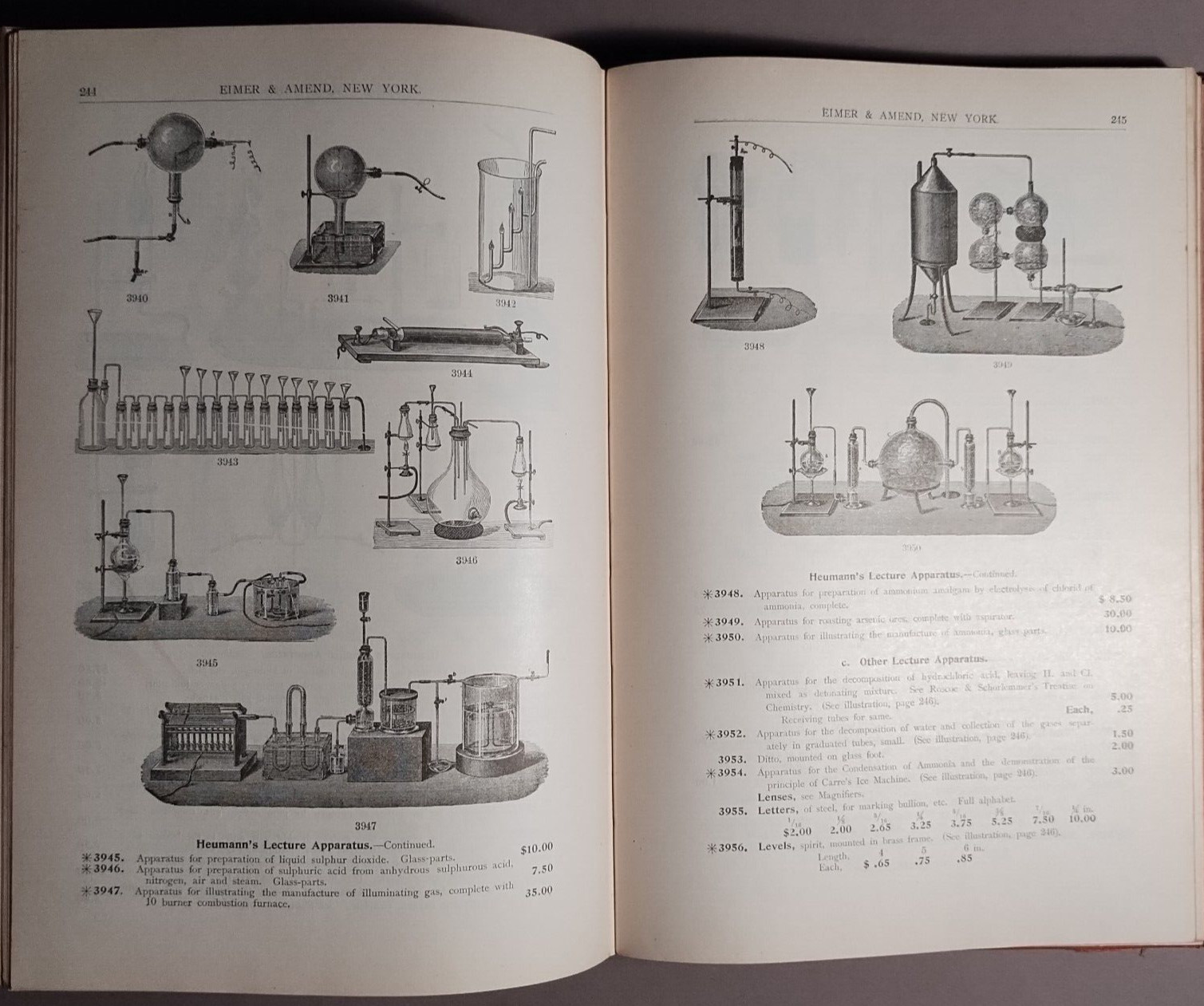 1910 Eimer & Amend Chemical Assay Laboratory Apparatus Supplies Catalog S-12