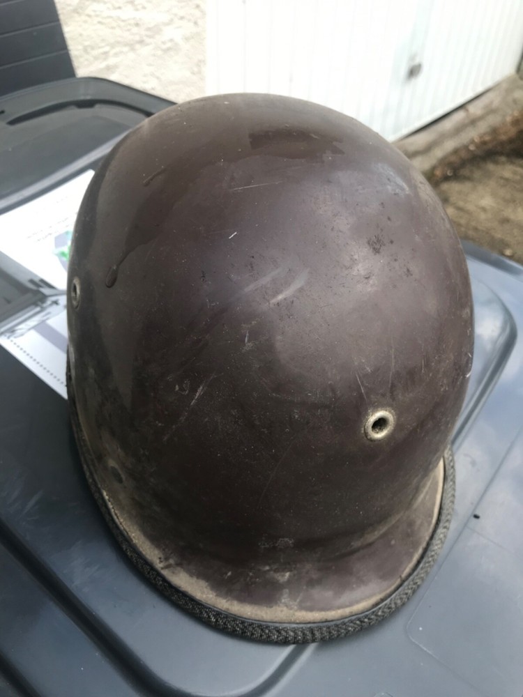 casque ancien de jockeys