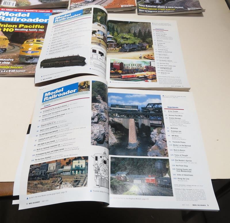 Model Railroader Magazine Complete Year 2000 - 12 Issues