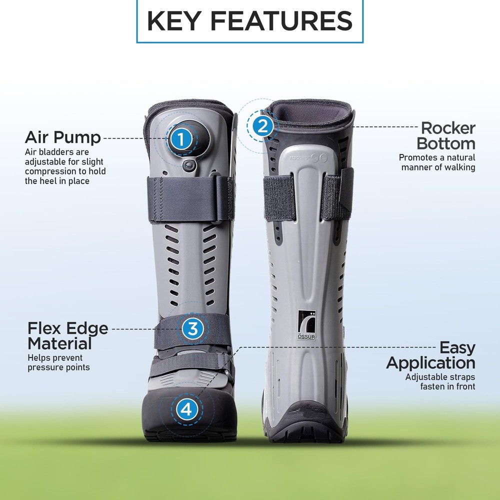 Ossur Rebound Air Walker Boot | Comfortable Walking Boot with Compression Str...