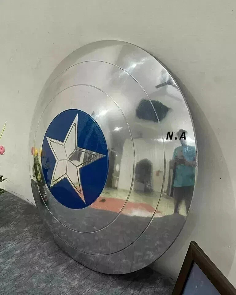 Marvel Captain America Shield Cinematic Replica Shield Warrior Handmade décor