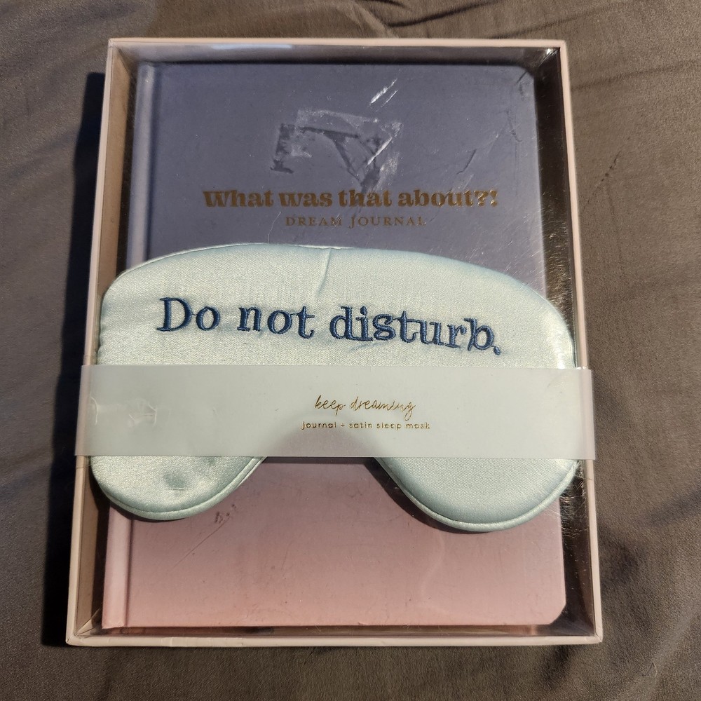 Dream Journal and Sleep Mask Set