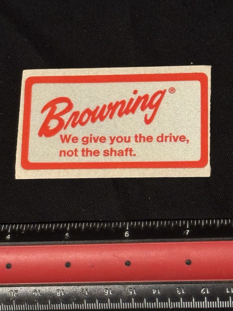 Vintage Browning Sticker Reflective