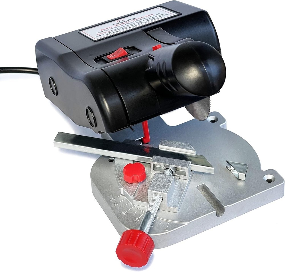 Compact Hobby Mini Cut-Off Saw - Perfect for Stained Glass and Model Projects