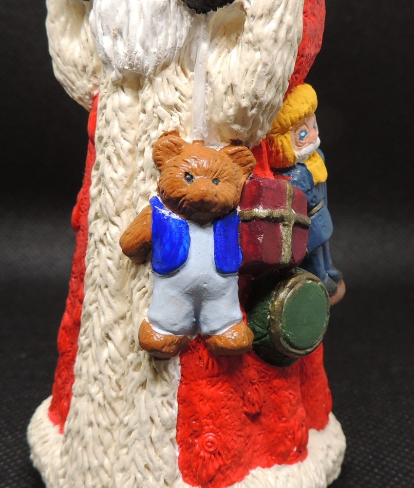 Pencil Santa Plaster Figurine