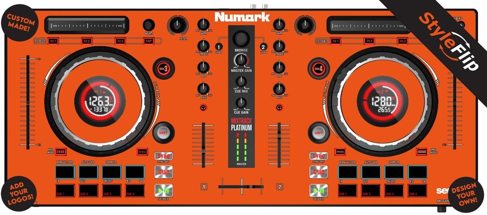 Numark Mixtrack Platinum Skin | Custom Design | Protective Decal | StyleFlip