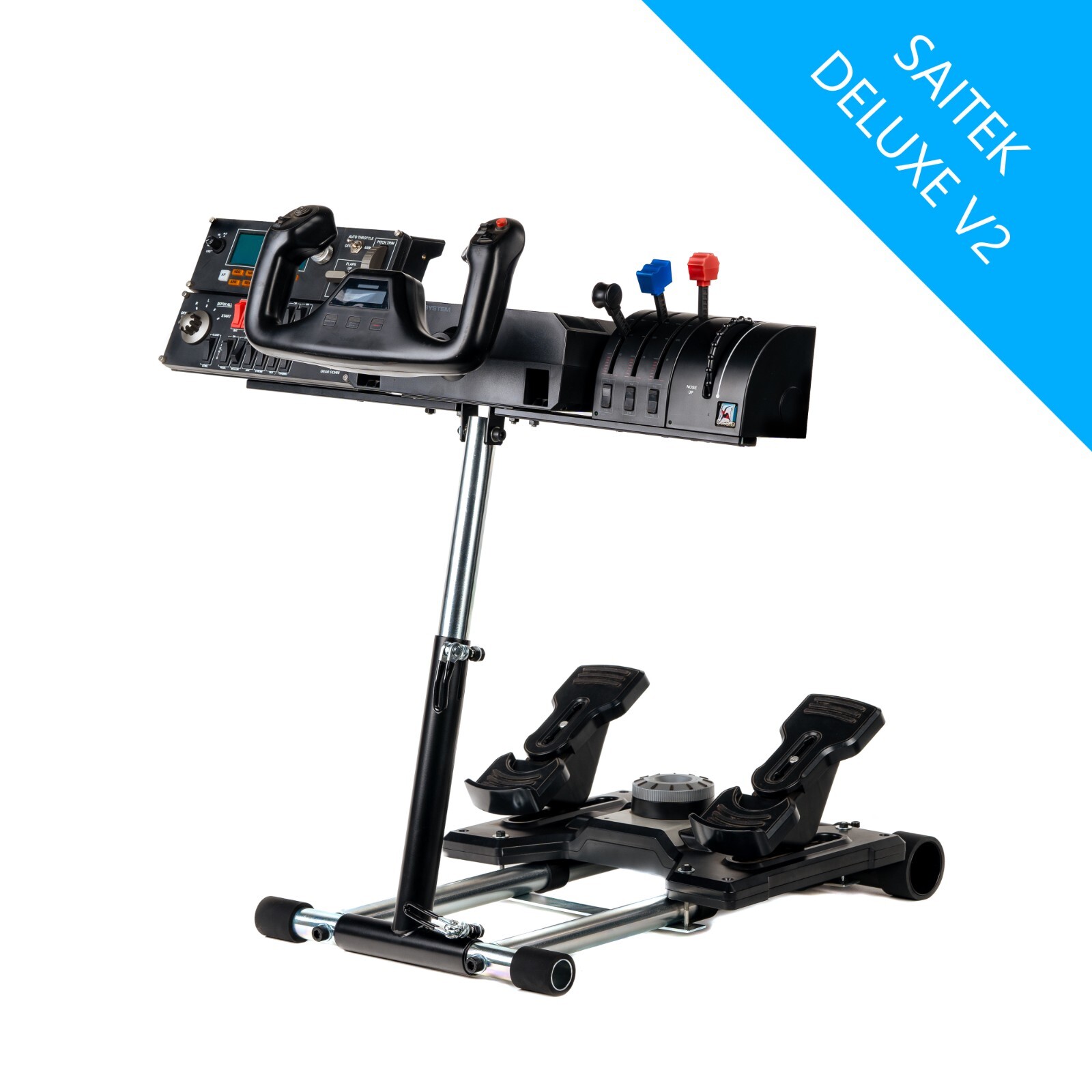X RETURNED Saitek Wheel Stand Pro S Compatible w Saitek Logitech Pro Flight