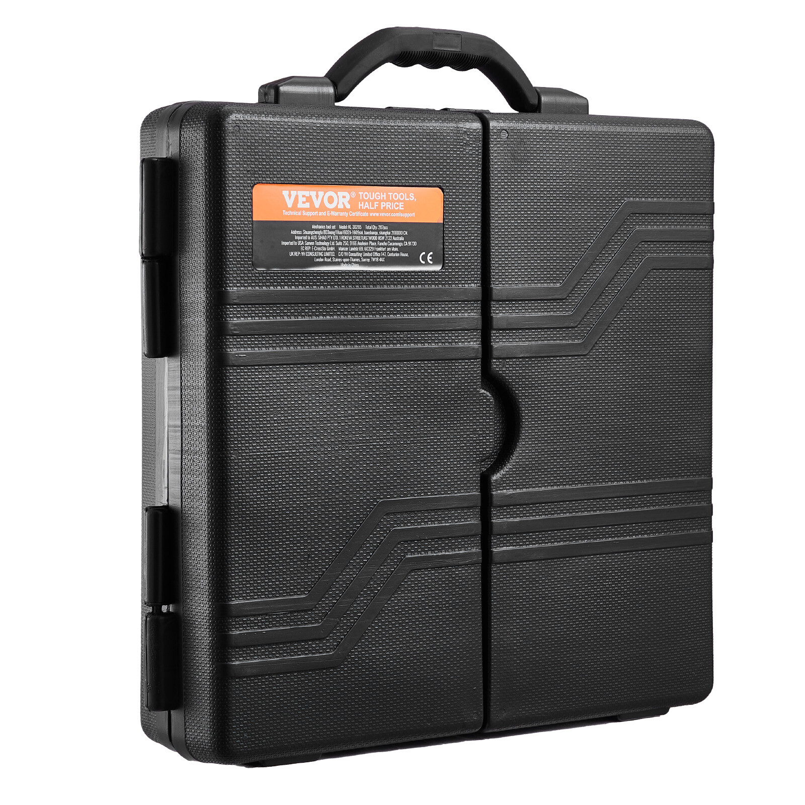 207-Piece Mechanics Tool Set 1/4" 3/8" 1/2" Drive Sockets SAE and Metric