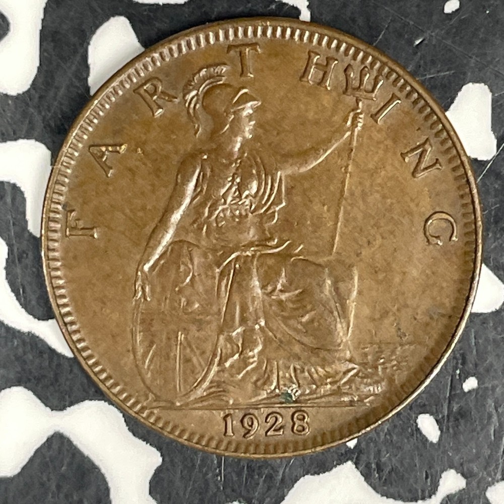 1928 Great Britain Farthing Lot#C6536