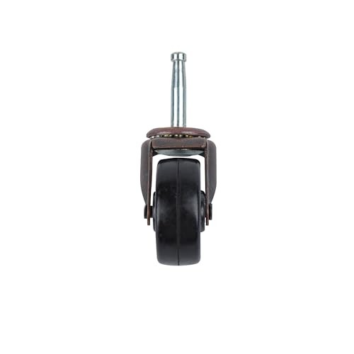 9345 Medium Duty Stem Caster, 2-Pack,Black 2-Inch
