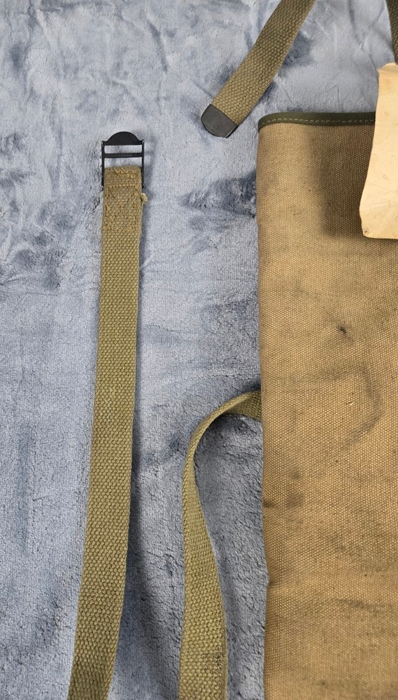 ORIGINAL 1945 WWII US ARMY TOOL ROLL T9 CARRY CASE Canvas Khaki C7107169
