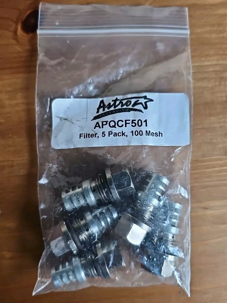 Astro Packaging APQCF501 Filter, 5 Pack, 100 Mesh