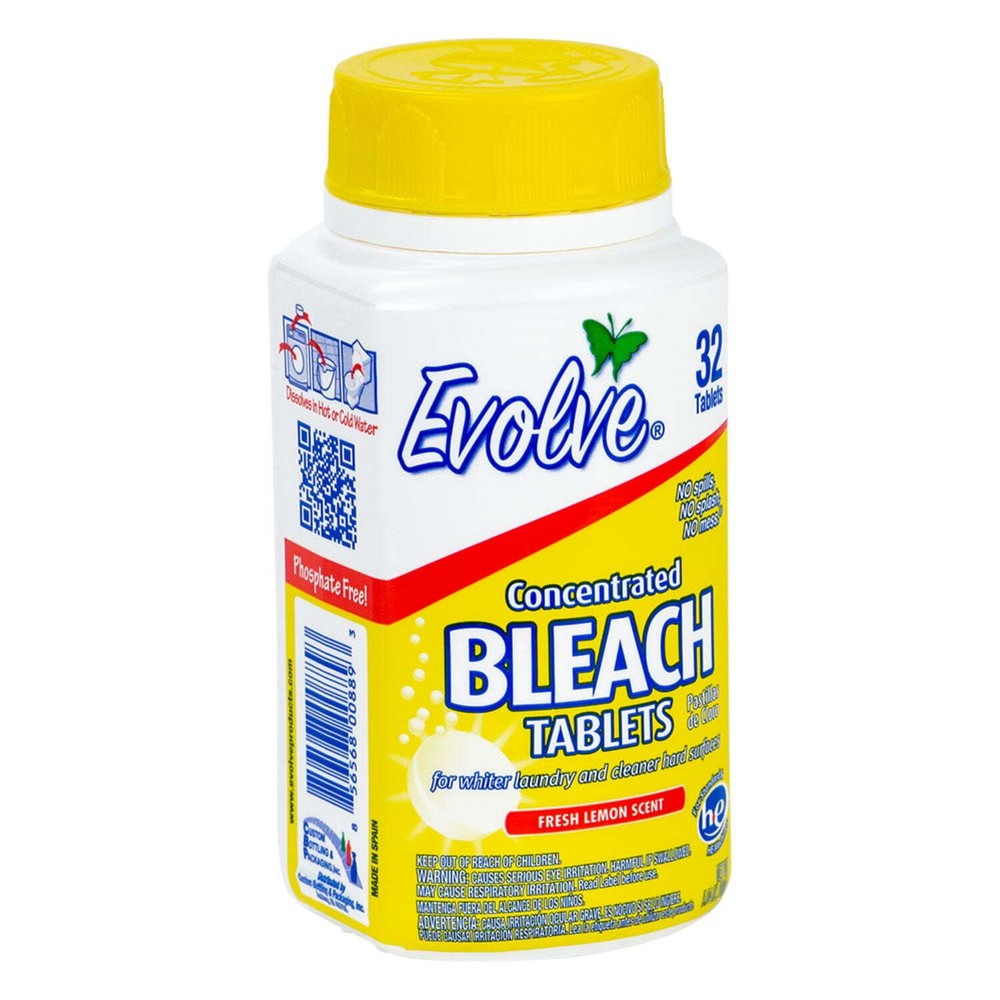 Evolve Ultra Concentrated Bleach Tablets, (Choose Your Scent & Pack)