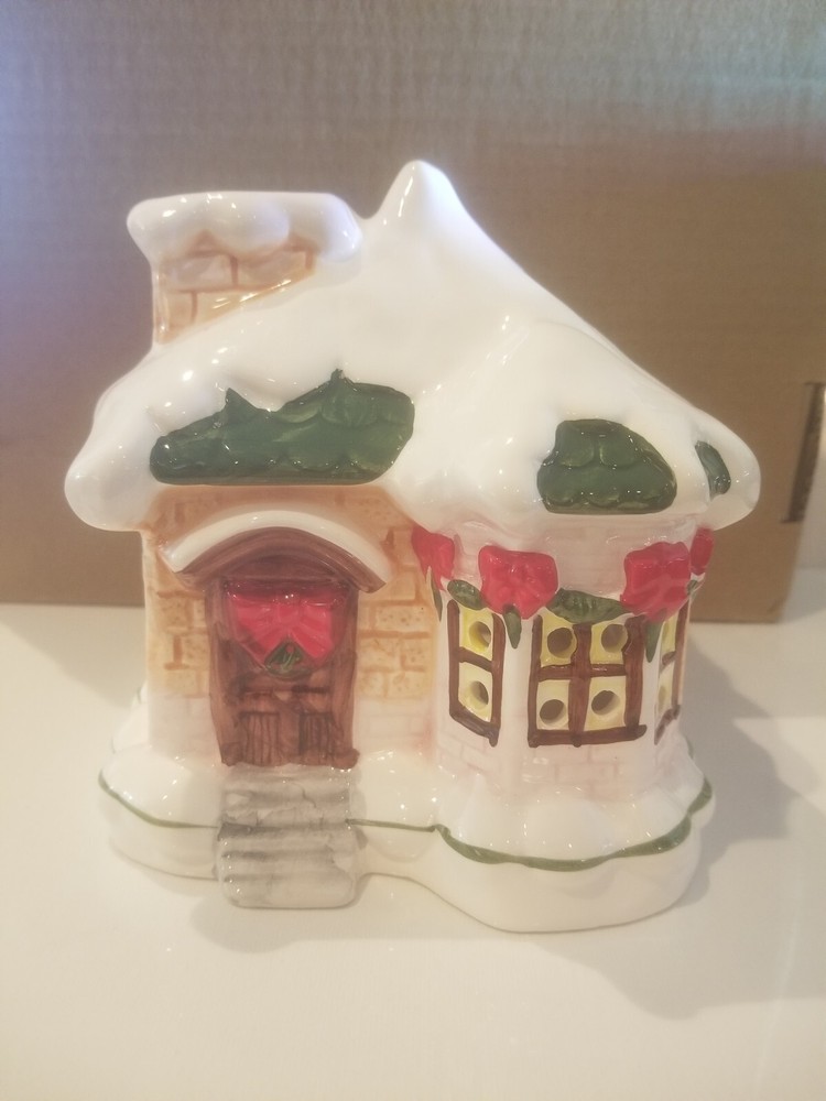 Boundary Waters Ceramic Snow Village