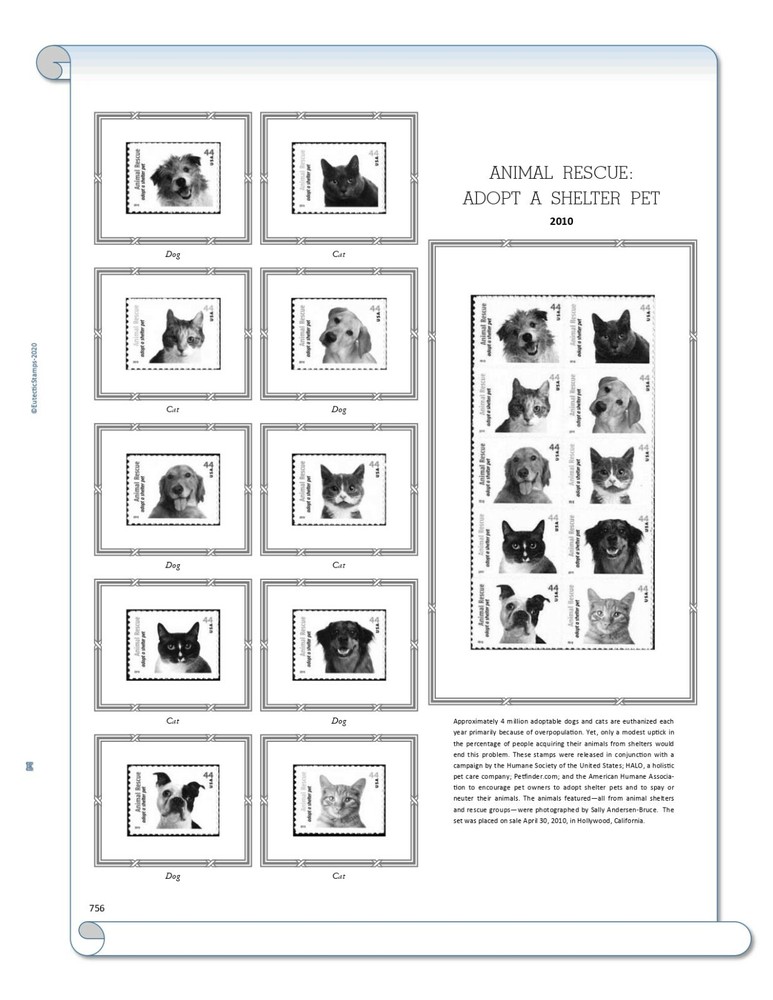 2010 U.S. Commemorative Singles COMPLETE Supplement (White Ace Alternative)