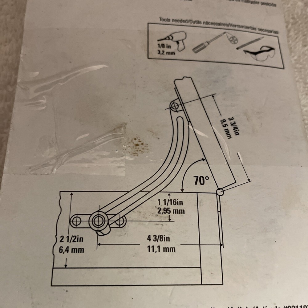 GateHouse Friction Lid Support Left Side Mount #0311975