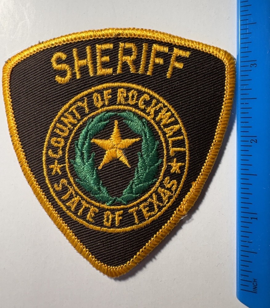 Rockwall Texas Sheriff Patch ~ Approx 3.5”